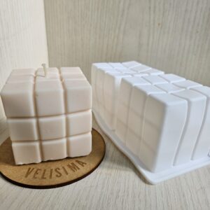 MOLDE DE SILICONA CUBO X 2