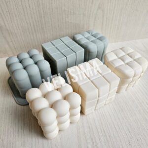 MOLDE DE SILICONA MIX CUBO X 3 UNIDADES