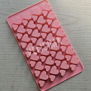 MOLDE DE SILICONA PLANCHA DE MINI CORAZONES NRO 1
