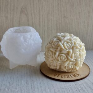 MOLDE DE SILICONA BOUQUET DE ROSAS