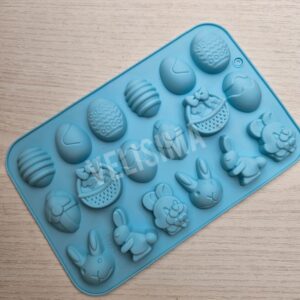 MOLDE DE SILICONA BOMBONES PASCUA 1