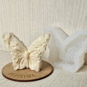 MOLDE DE SILICONA MARIPOSA CON RELIEVE X UNIDAD