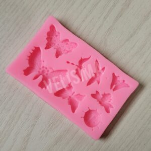 MOLDE DE SILICONA MINI MARIPOSA SURTIDAS