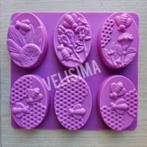 MOLDE DE SILICONA PARA JABON ABEJA