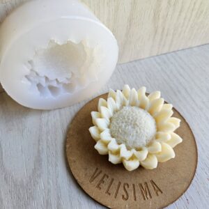 MOLDE DE SILICONA GIRASOL X UNIDAD