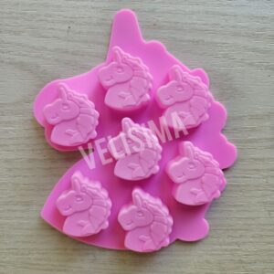 MOLDE DE SILICONA UNICORNIO