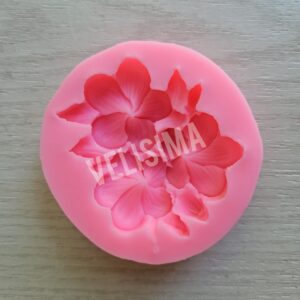MOLDE DE SILICONA ROSA CHINA TRIPLE