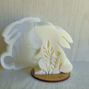 MOLDE DE SILICONA CONEJO GRANDE N° 3