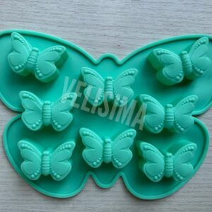 MOLDE DE SILICONA MARIPOSA X 8 UNIDADES