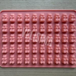 MOLDE DE SILICONA PLANCHA OSITOS MINI