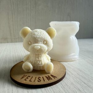 MOLDE DE SILICONA OSO POR UNIDAD