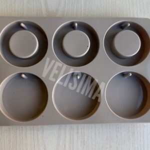 MOLDE DE SILICONA PLANCHA PERFUMERO CIRCULOS X 6