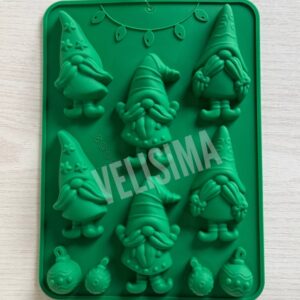 MOLDE DE SILICONA MIX DUENDES X 6