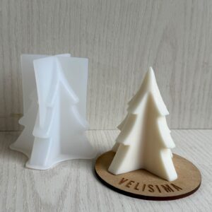 MOLDE DE SILICONA ARBOL PINO 3D