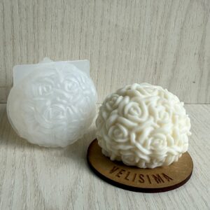 MOLDE DE SILICONA BOUQUET DE ROSAS CHICO