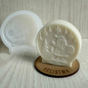 MOLDE DE SILICONA BOLA DE NAVIDAD