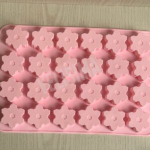 MOLDE DE SILICONA PLANCHA  COPO DE NIEVE